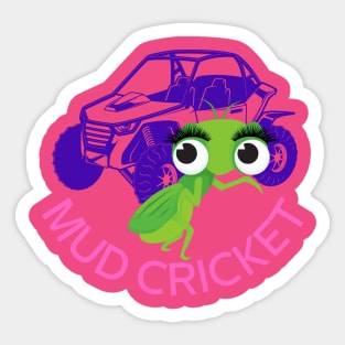 Mud Cricket Sticker